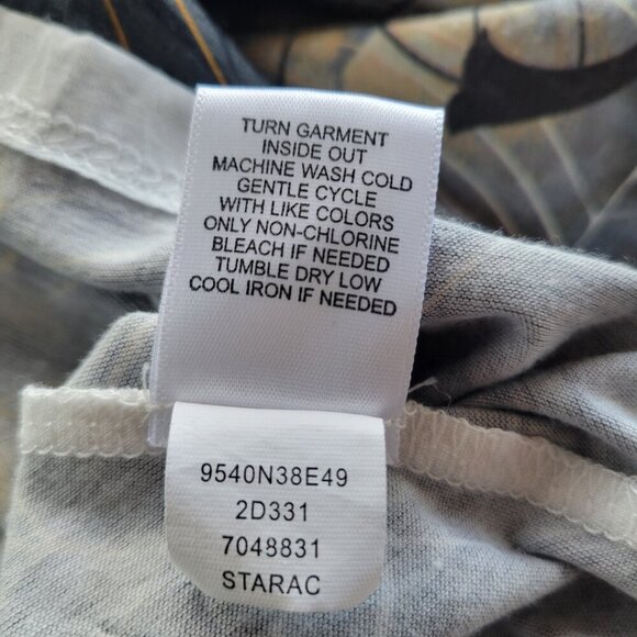 One World Top Witchy Gothic Cat High Low Hem Halloween Top (Size: XL) - Picture 13 of 15